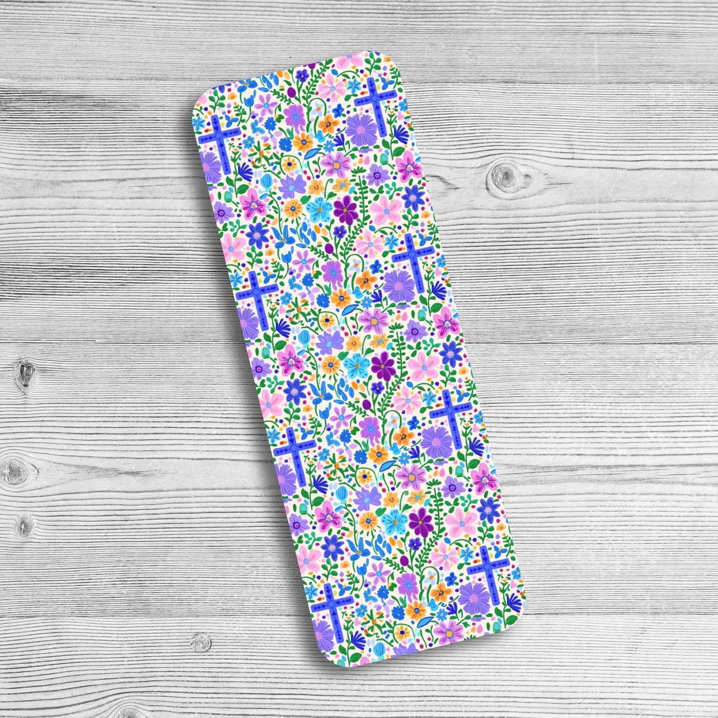 Floral Cross Bookmark