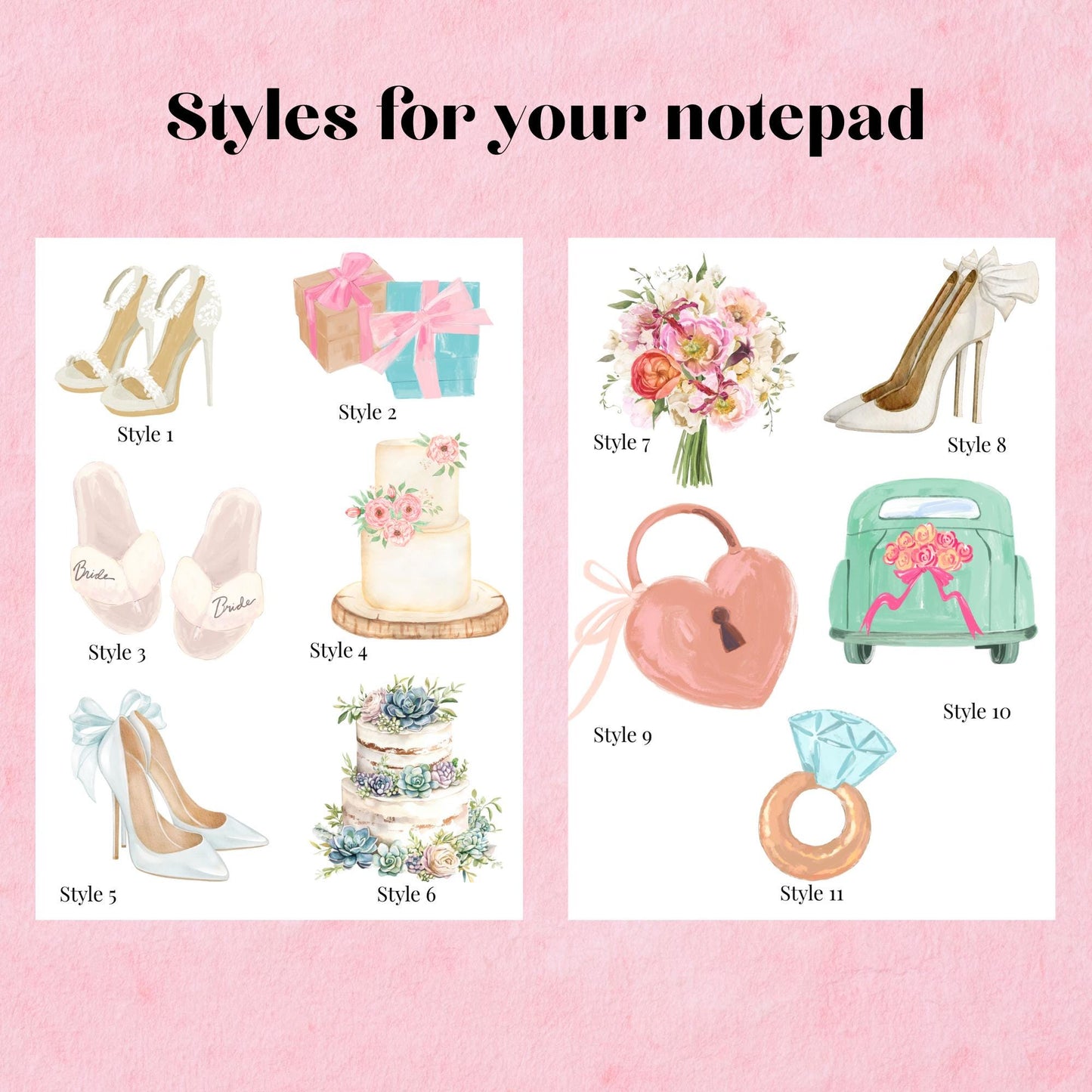 Personalized Bride Notepad