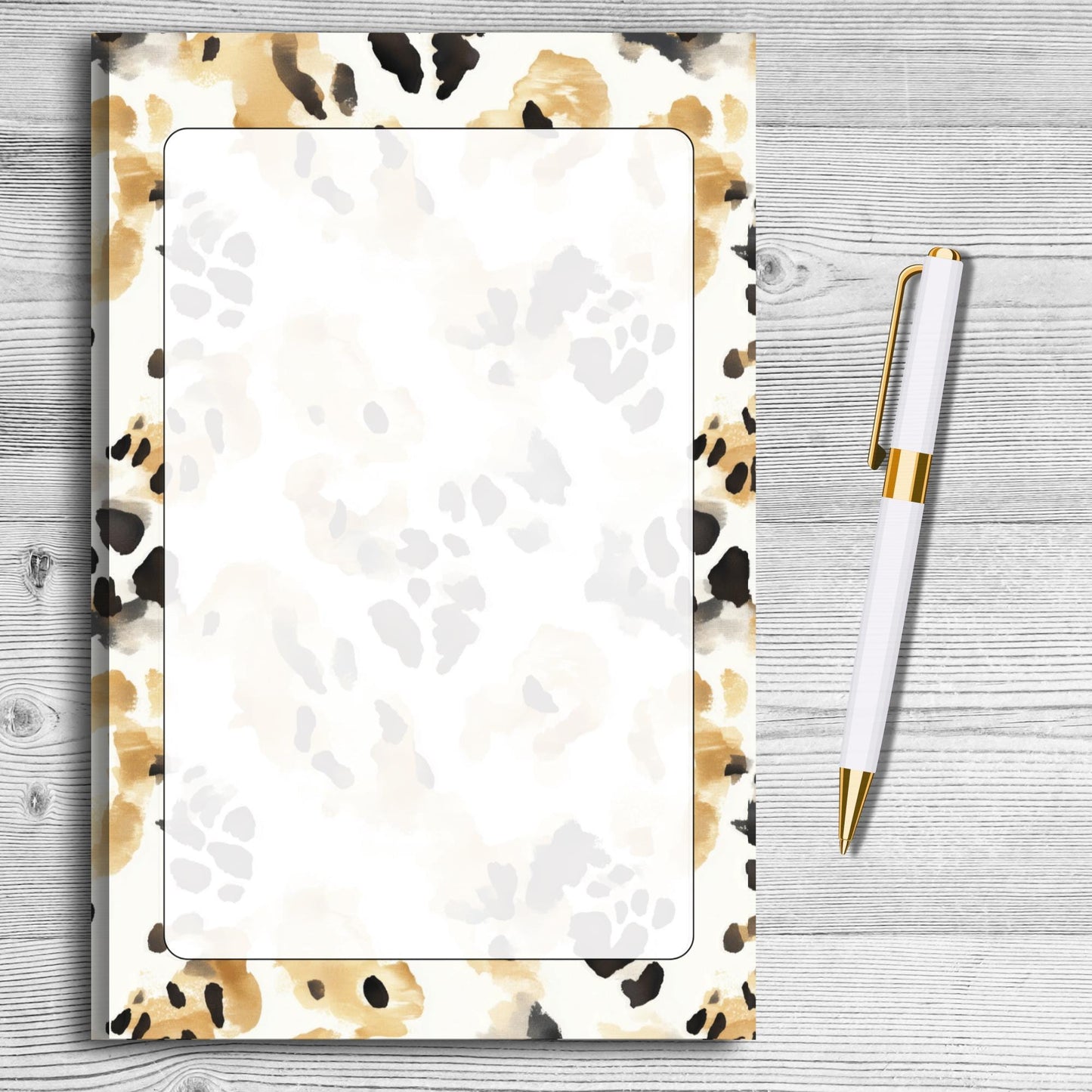 Leopard print Notepad