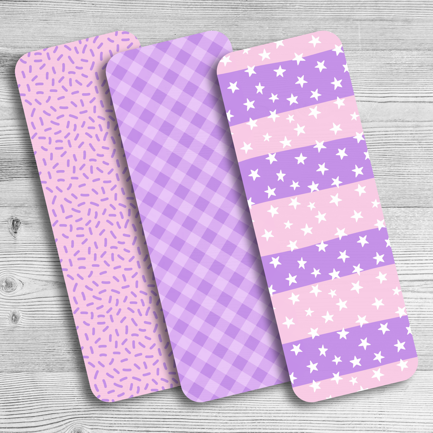 Purple Pink Bookmark Set
