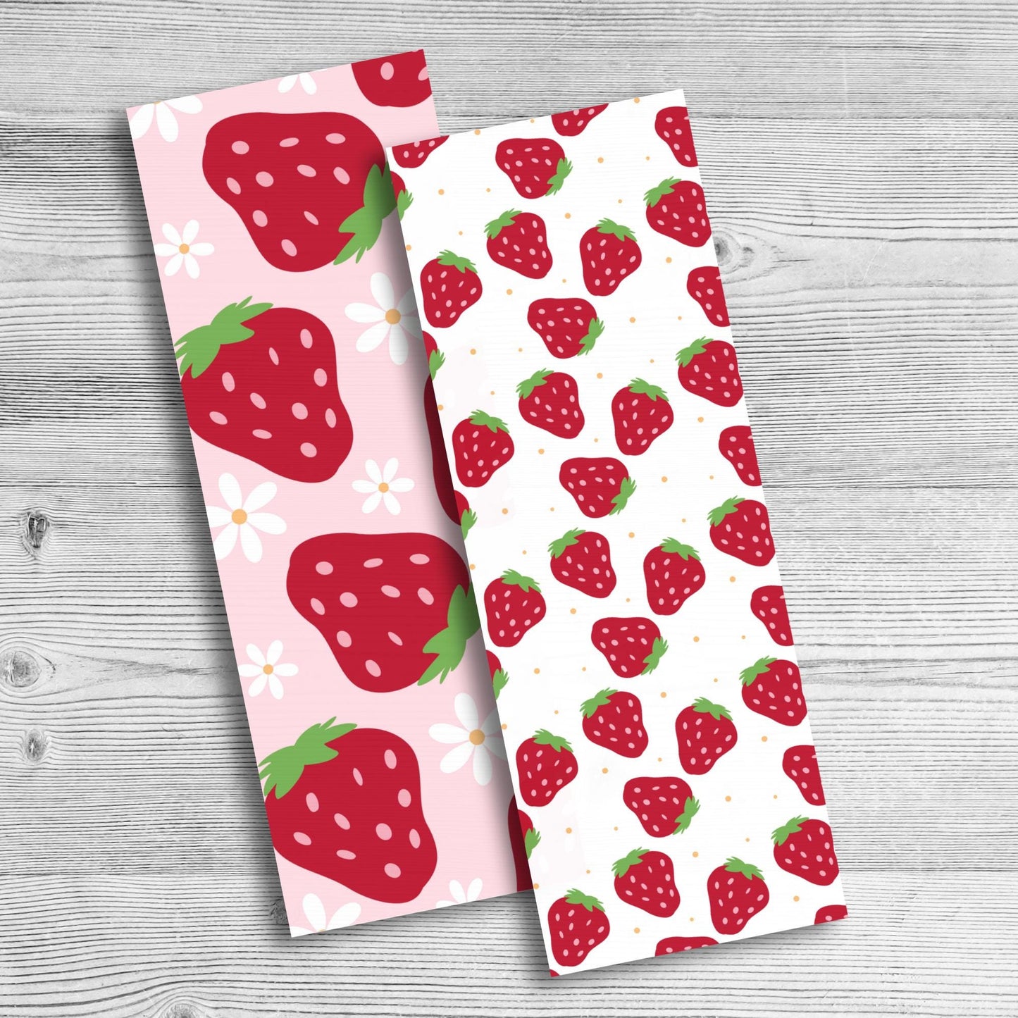 Strawberry Bookmark | Set of 2