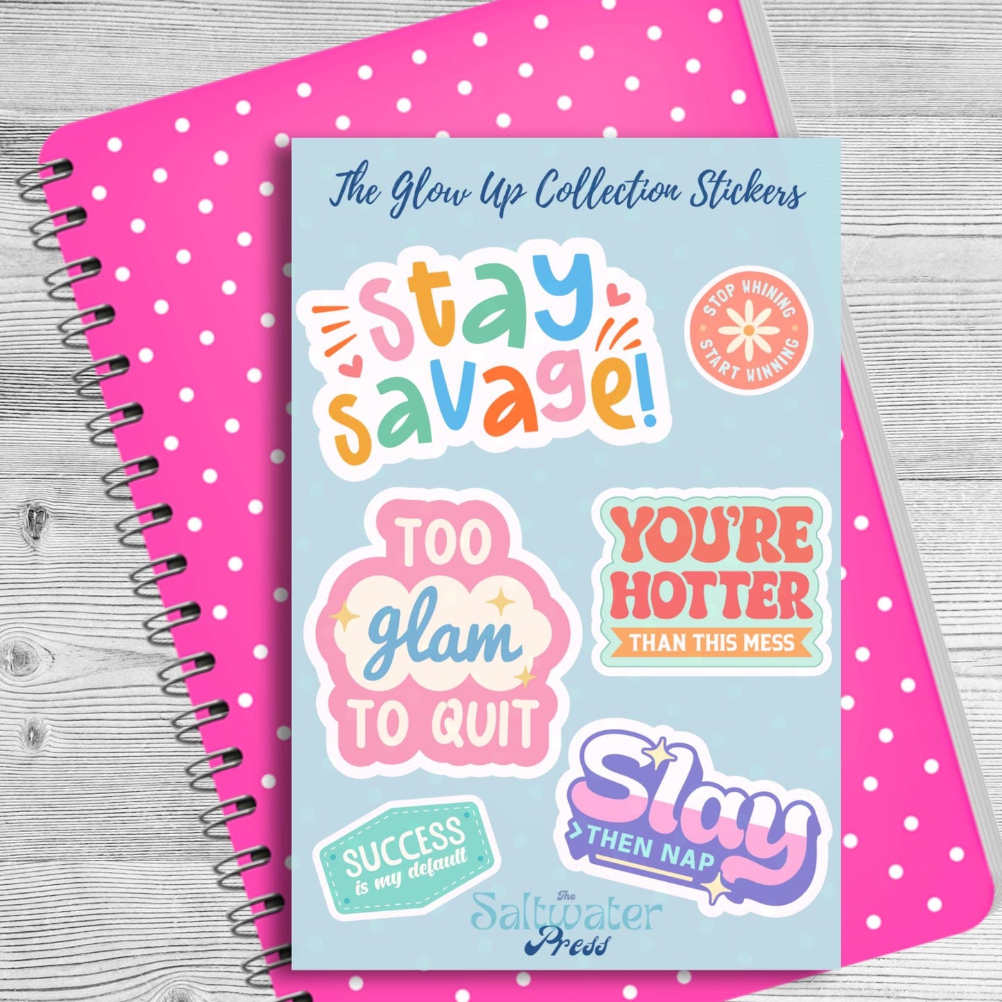 Glow Up Collection Sticker Sheet