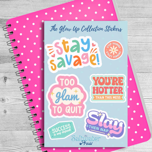 Glow Up Collection Sticker Sheet