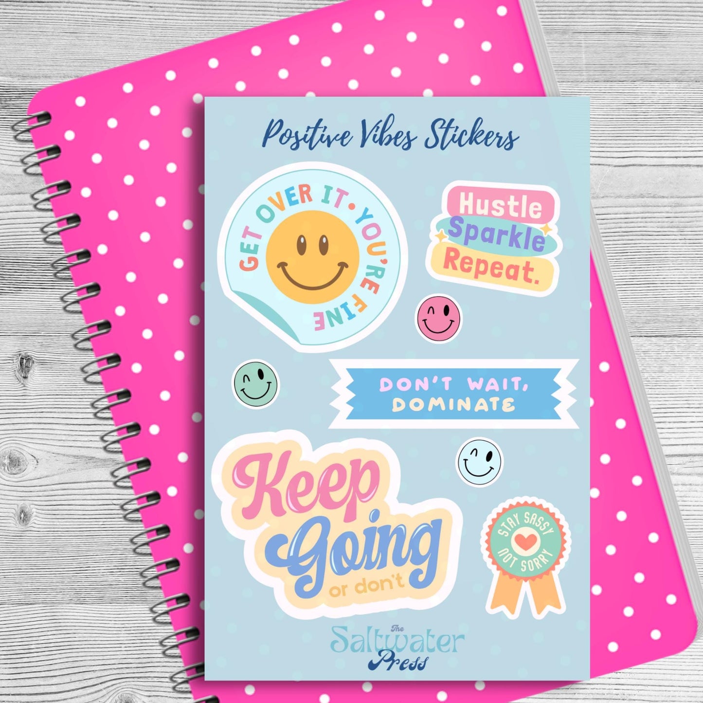 Positive Vibes Sticker Sheet