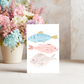 Watercolor Fish Card – Coastal Greeting on Linen Cardstock