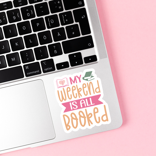 Bookworm Vinyl Sticker