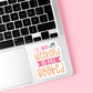 Bookworm Vinyl Sticker