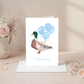 Mallard Thank You Card – Illustrated Watercolor Duck Mallard