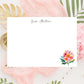 Personalized Floral Notecards