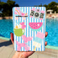 Kindle Clear Case Insert | Summer Retro Insert