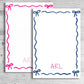 Personalized Bow Ruffle Notepad