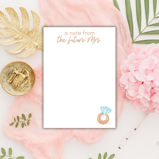 Personalized Bride Notepad