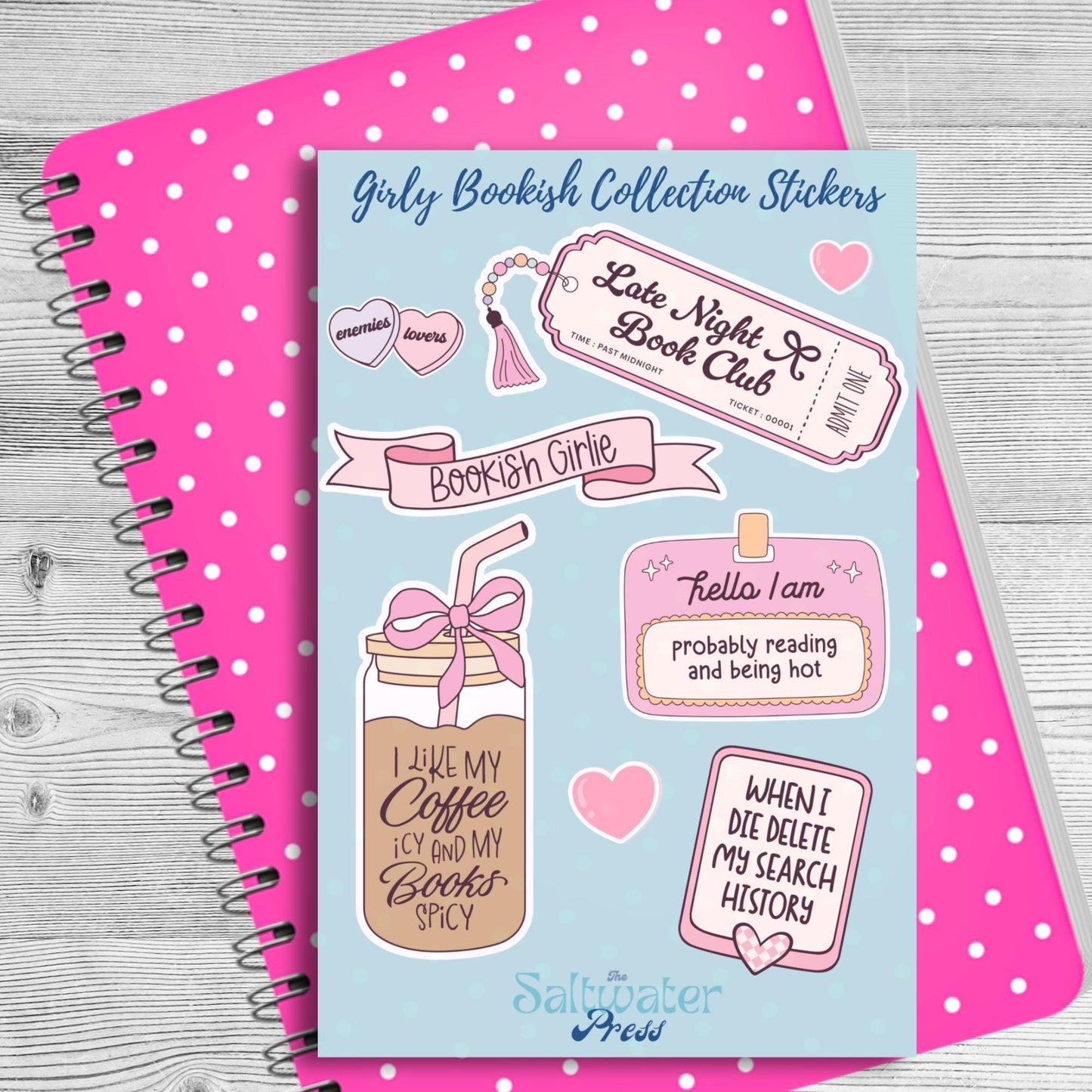 Bookish Sticker Sheet