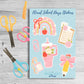 Floral School Days Sticker Sheet