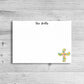 Personalized Cross Notecards