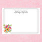 Personalized Floral Notecards