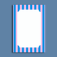 Pink and Blue Striped Notepad