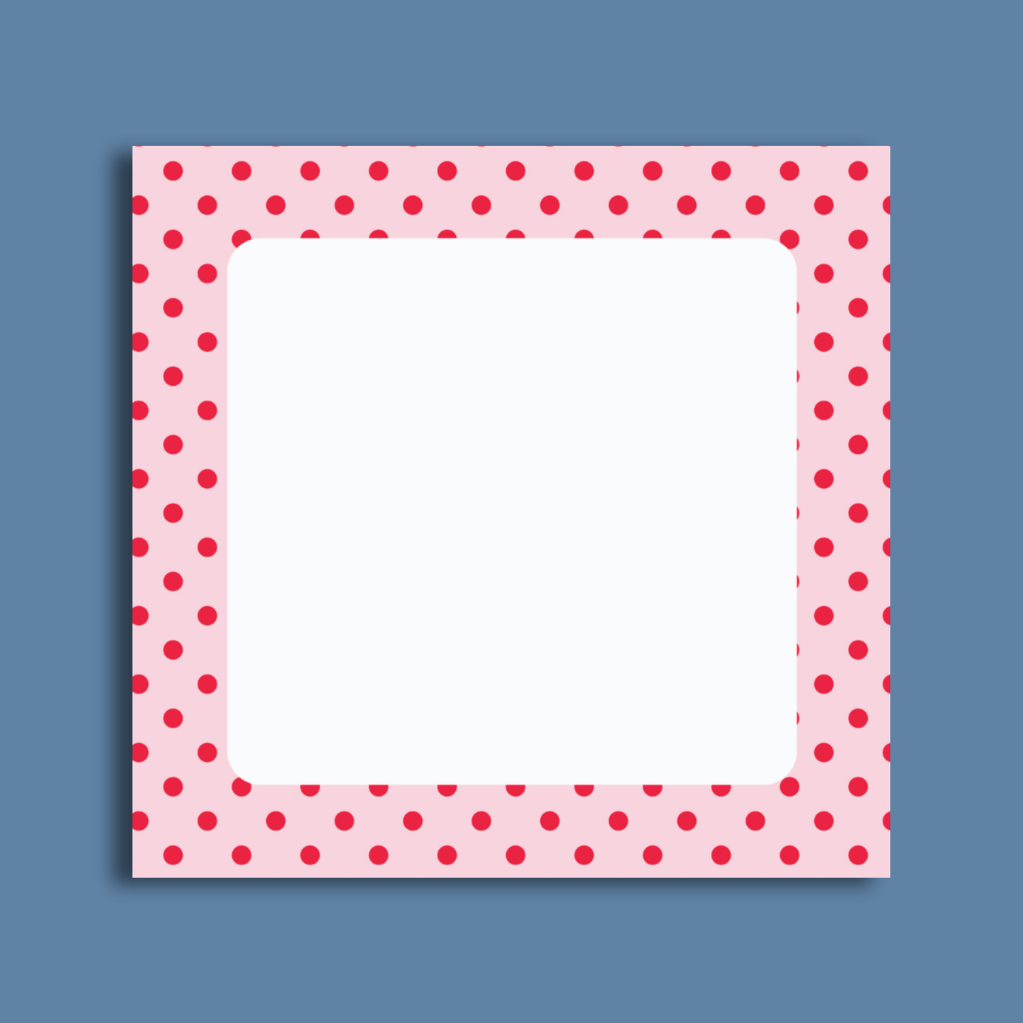 Pink Polka Sticky Note Pad