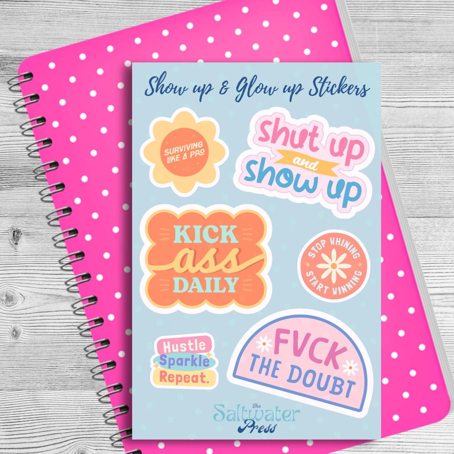 Glow Up Collection Sticker Sheet