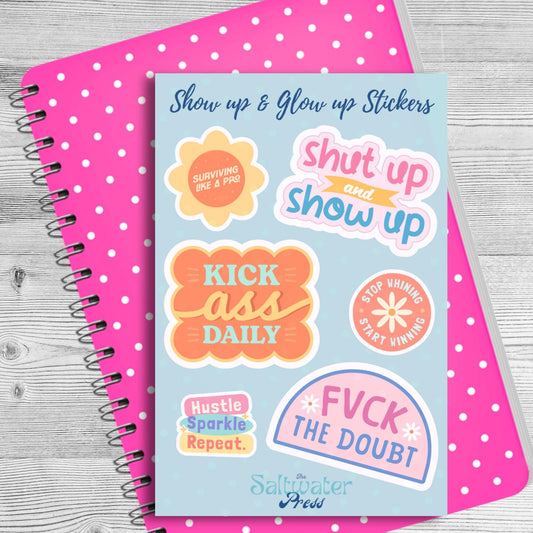 Glow Up Collection Sticker Sheet