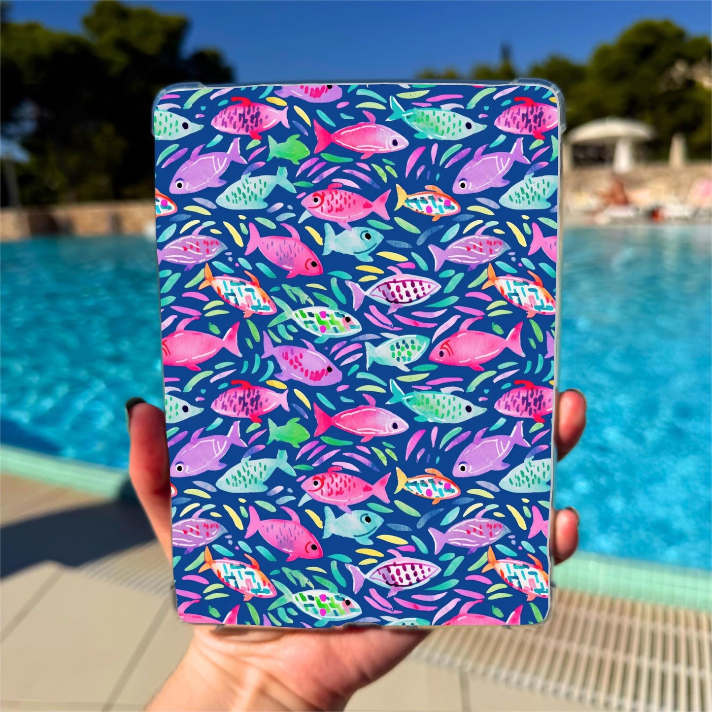 Kindle Clear Case Insert | Preppy Fish