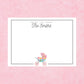 Personalized Baby Carriage Notecards