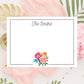 Personalized Floral Notecards