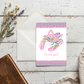 Lobster Thank You Card – Illustrated Coastal Design with Preppy Striped Border