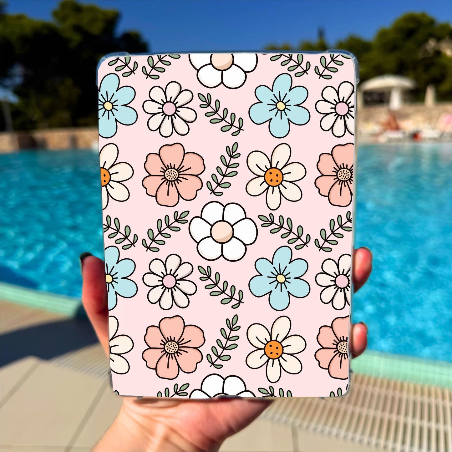 Kindle Clear Case Insert | Flowers
