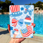Kindle Clear Case Insert | Patriotic Preppy
