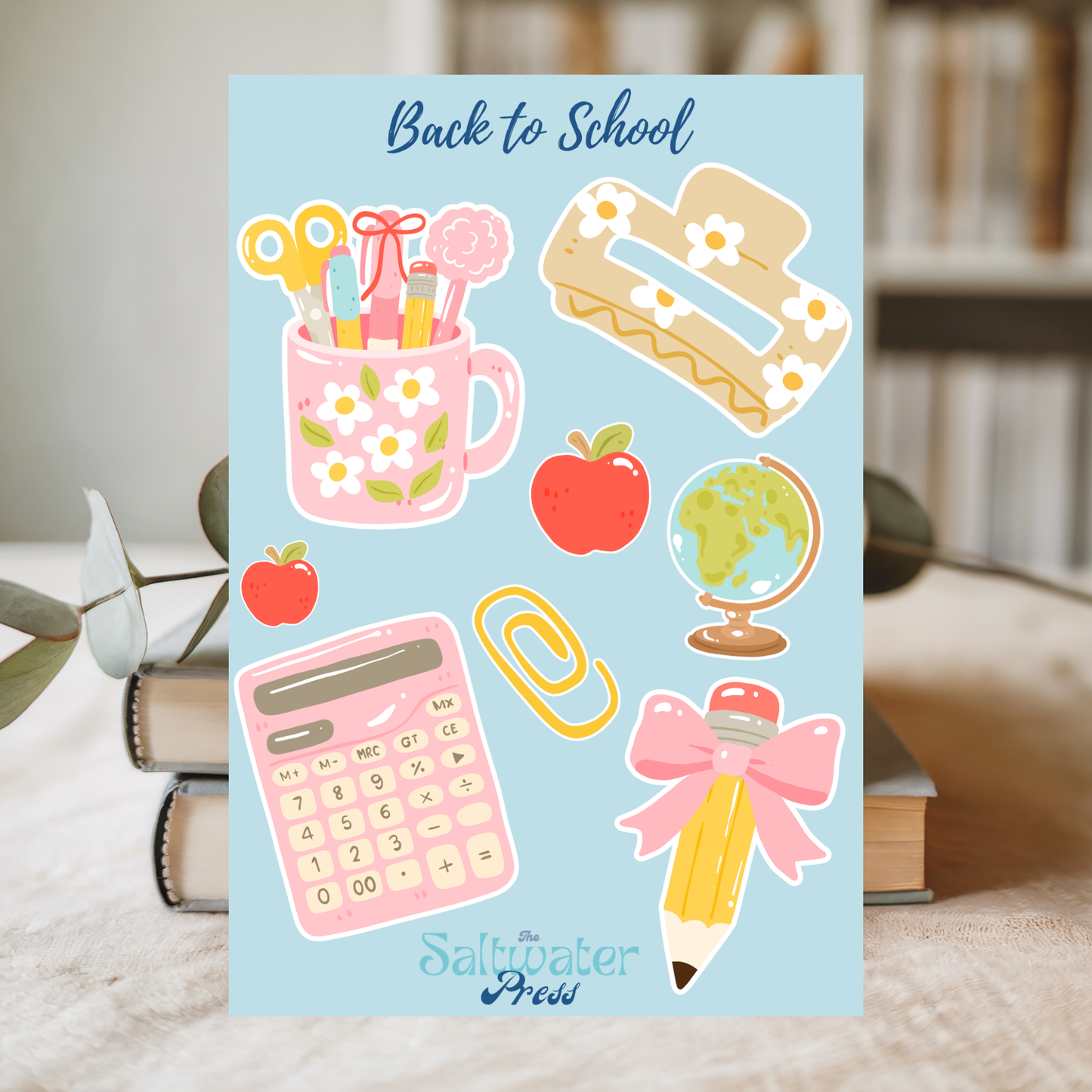 Back to School Sticker Sheet