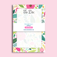 Colorful Floral Notepad