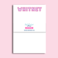 Personalized Name Notepad