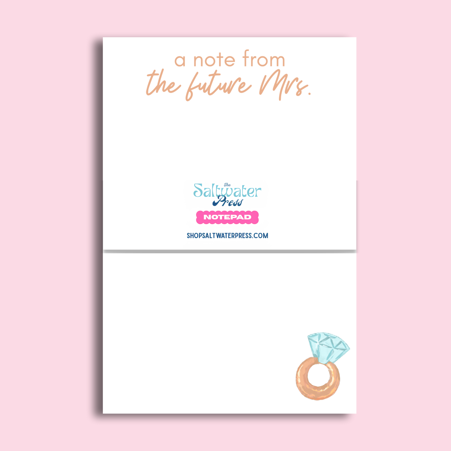 Personalized Bride Notepad