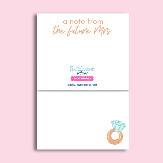 Personalized Bride Notepad