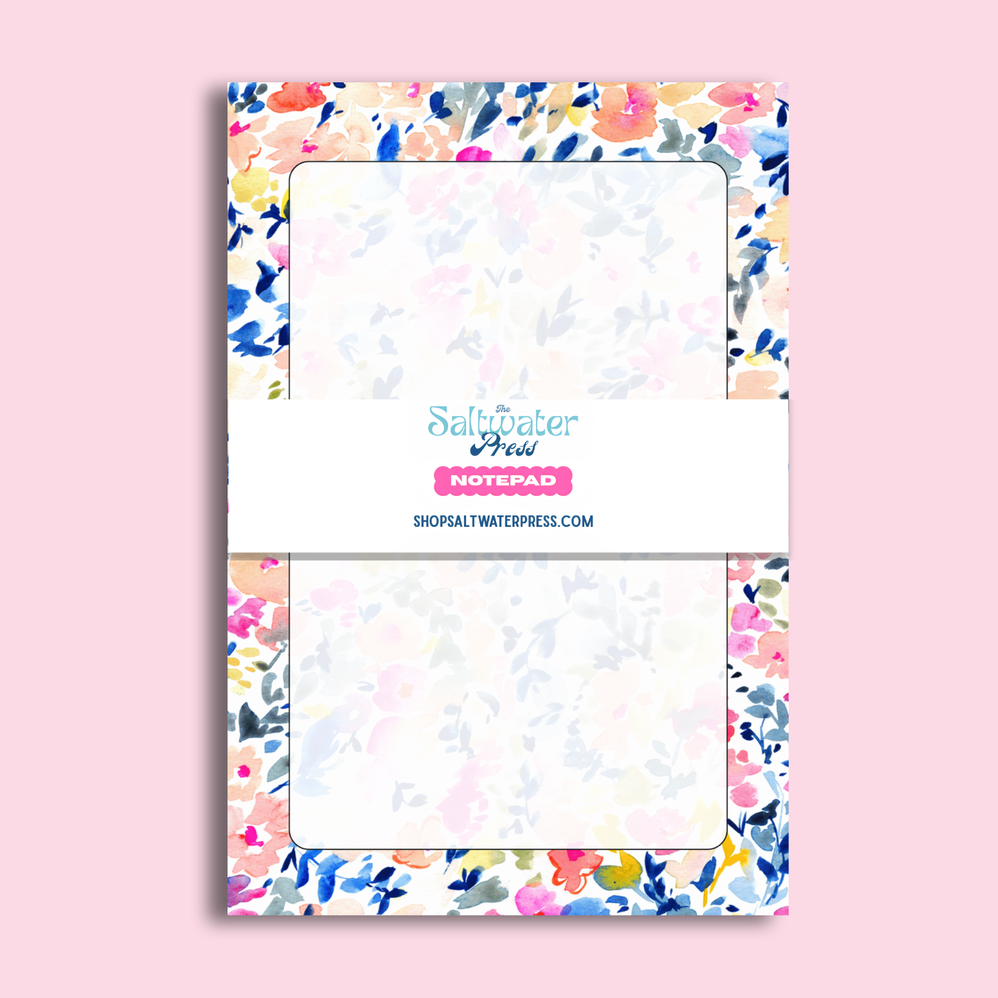 Colorful Floral Notepad