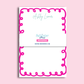 Personalized Squiggles Notepad