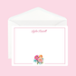 Personalized Floral Notecards