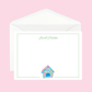 Personalized Birdhouse Notecards