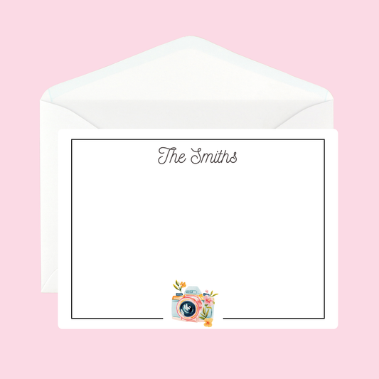 Personalized Camera Notecards