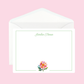 Personalized Floral Notecards