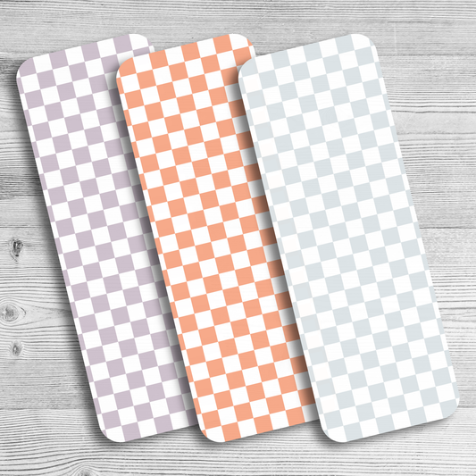 Checkered Bookmark Set