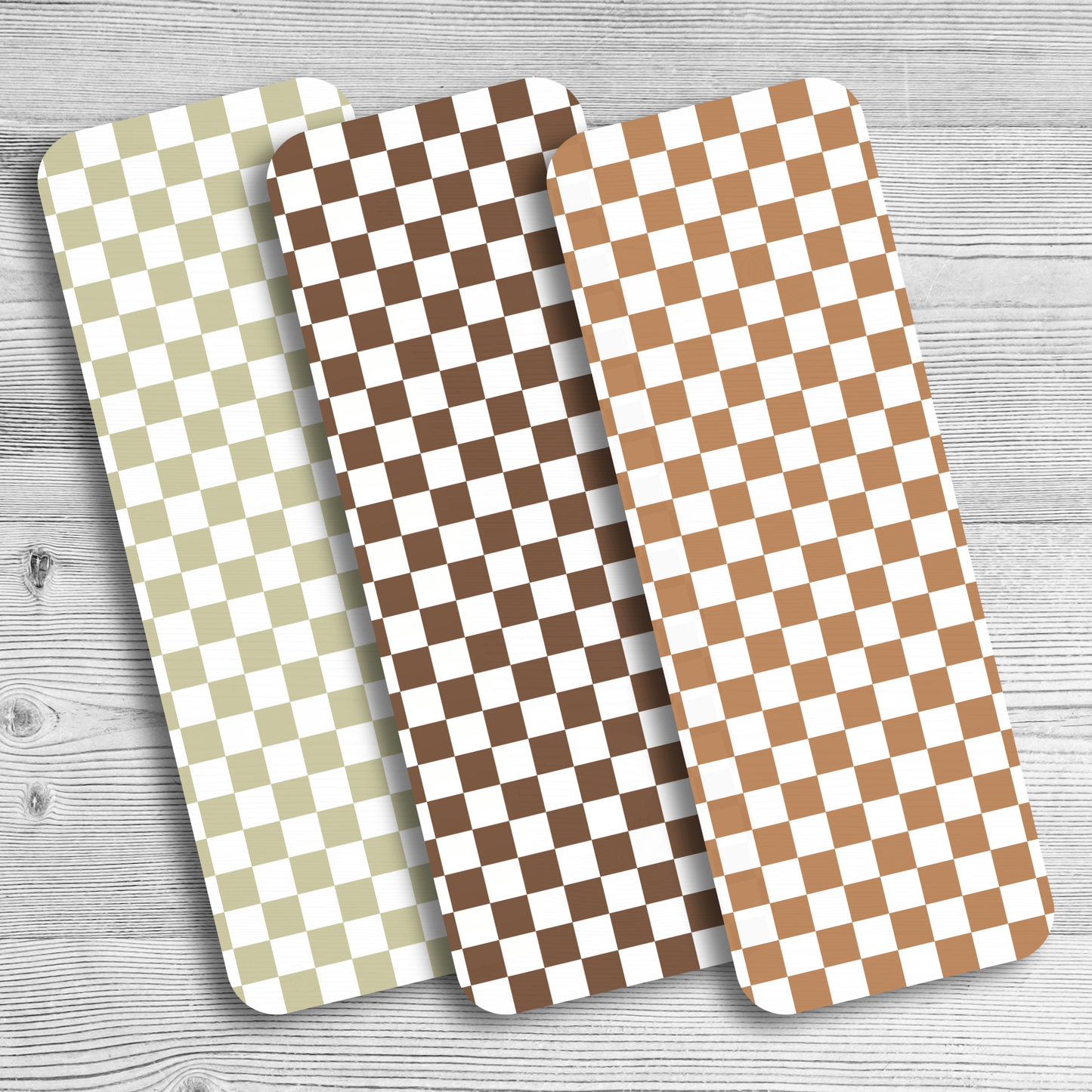 Checkered Bookmark Set