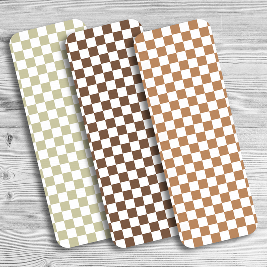 Checkered Bookmark Set