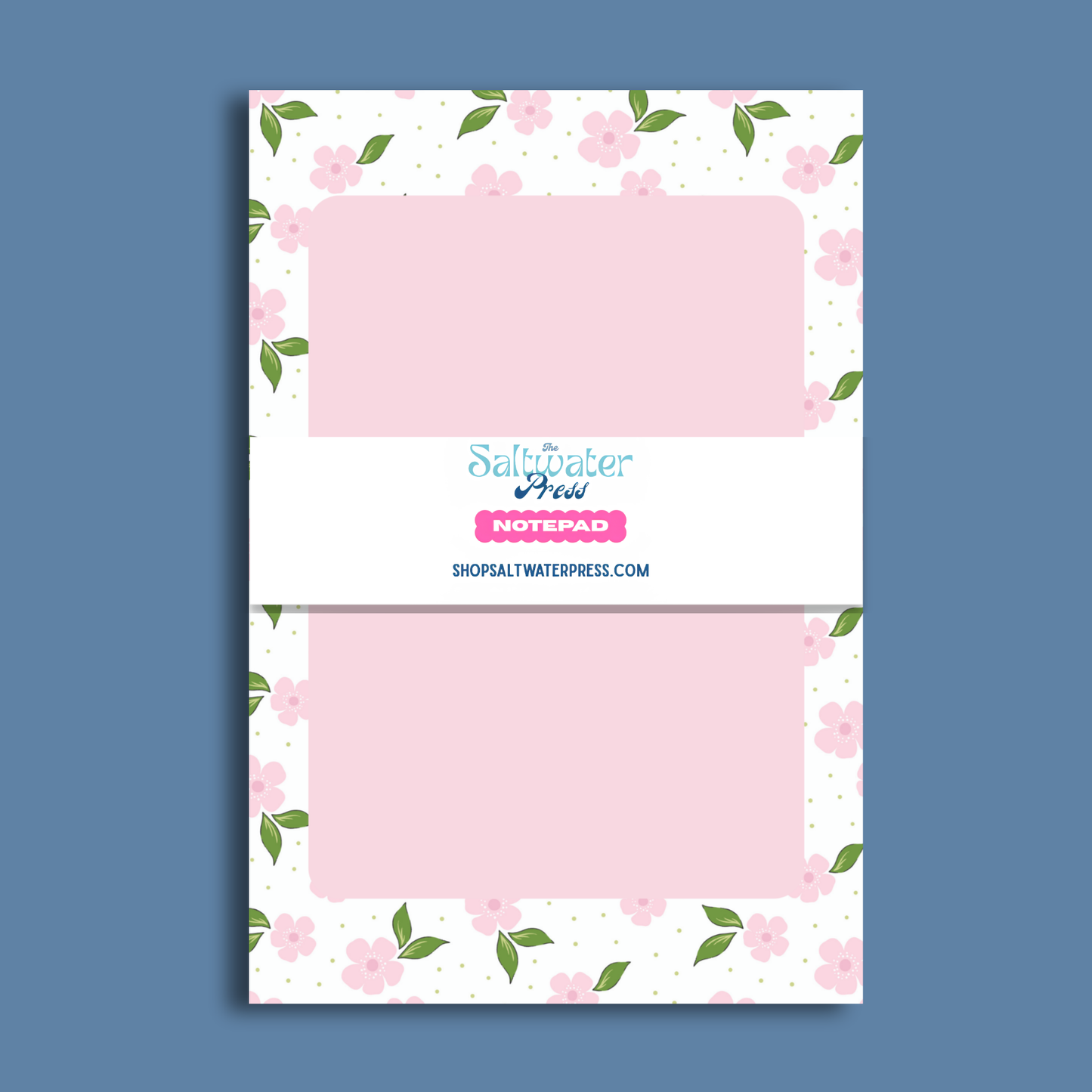 Pink Floral Notepad