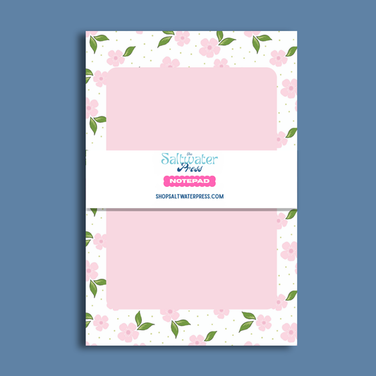 Pink Floral Notepad