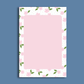 Pink Floral Notepad
