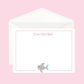 Personalized Coastal Preppy Note Card