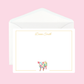 Personalized Pig Notecard