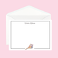 Personalized Seashell Notecards